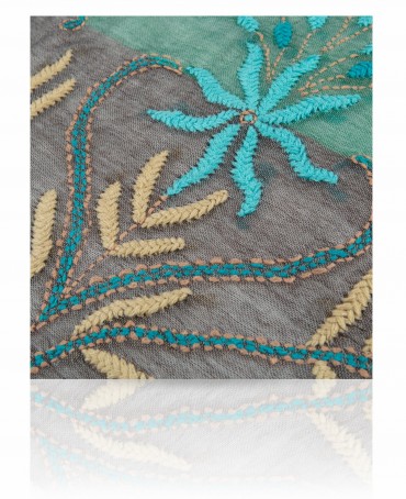 Палантин Женский ZW.EMB/LILAC.VERT